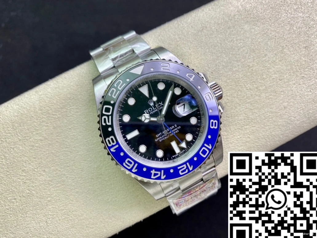 Factory Clean Rolex II GMT Dial Black 116710BLNR-78200 Master 0106